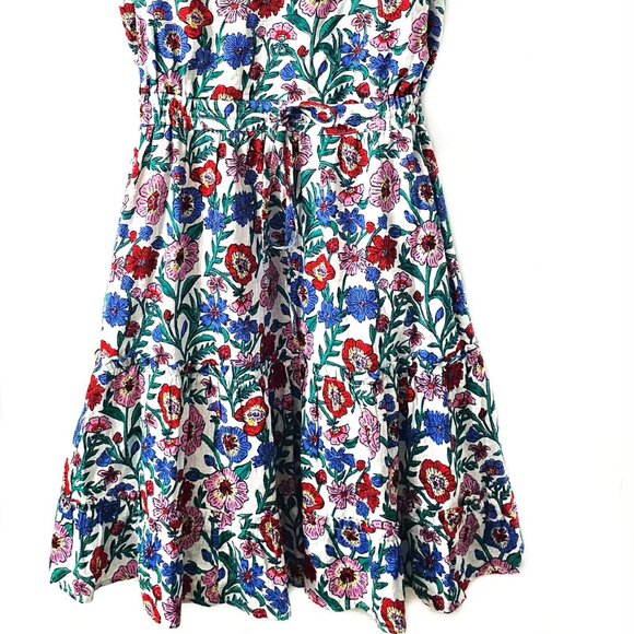 Vineyard Vines Women’ s Floral Flutter Smocked Waist Mini Dress Size XS - Picture 3 of 8